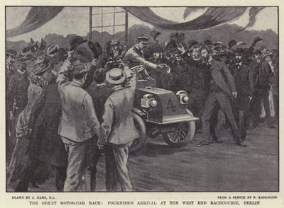 A Nagy Autóverseny, Fournier érkezése a berlini West End versenypályára alkotó: Joseph Nash